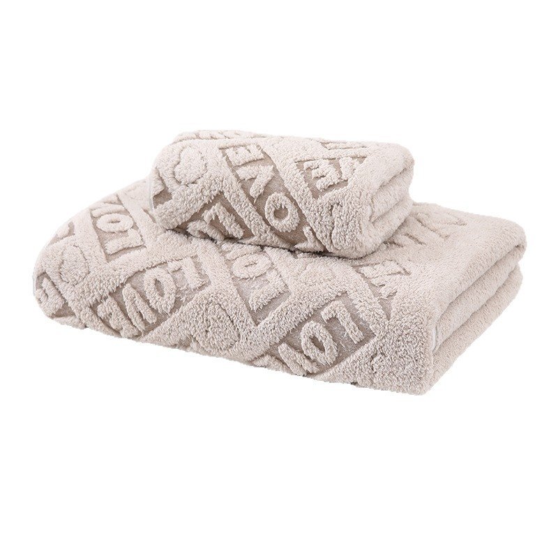 Coral fleece bath towel
