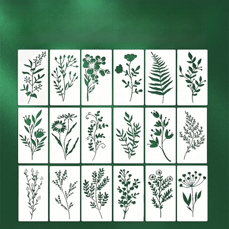 Wildflower Reusable Washable Art Stencil