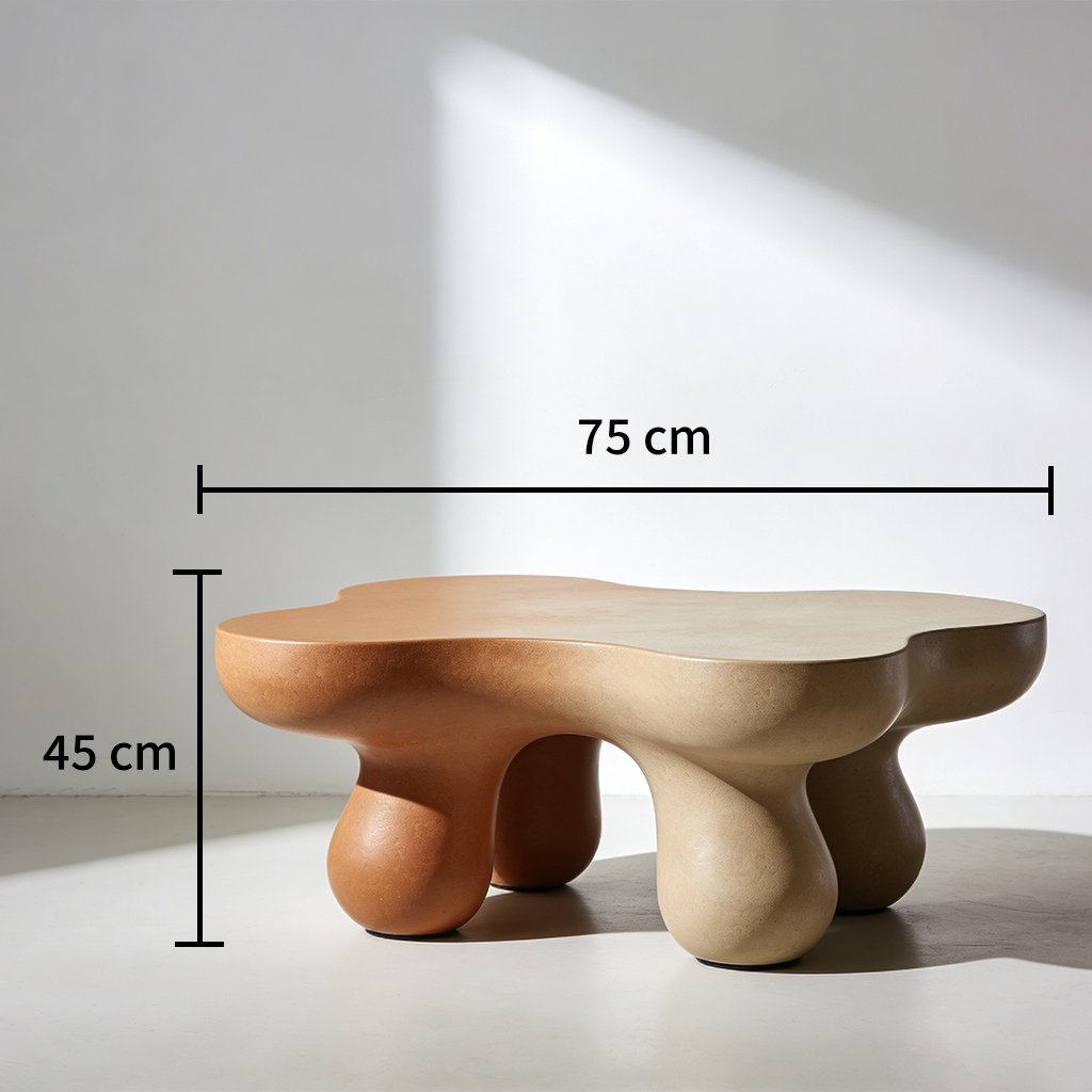 モダンデザインの木製コーヒーテーブル
