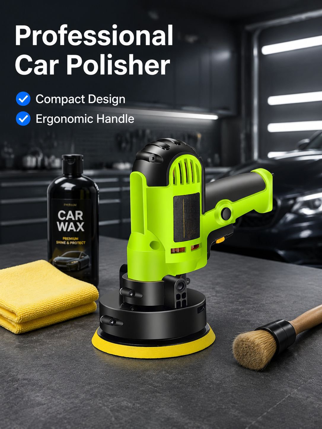 Small floor car glaze waxing machine scratches repair tools