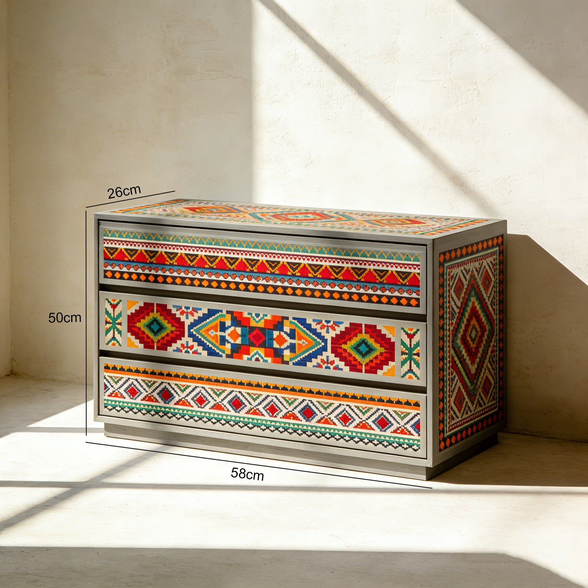 효율적인 공간 활용 다용도 수납장