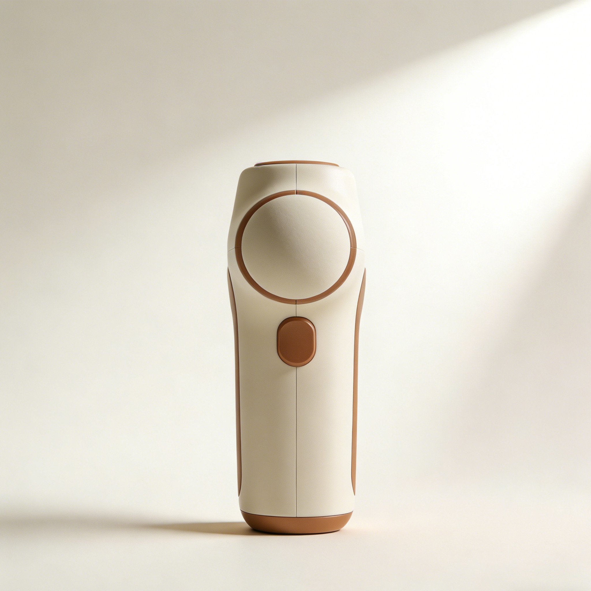 Massagegerät Detailansicht mit austauschbaren Köpfen