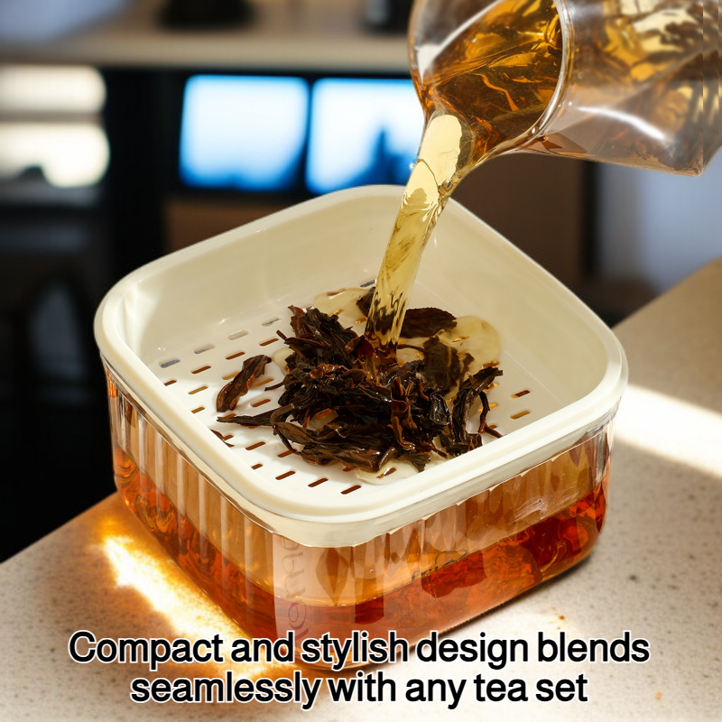 Tea dregs bucket, tabletop tea drain bucket