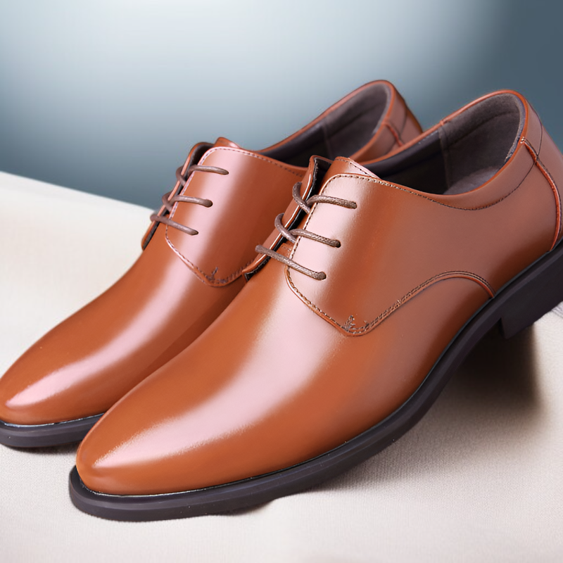 أحذية جلدية رجالية، أحذية كاجوال مقاومة للتآكل، أحذية رسمية للعمل