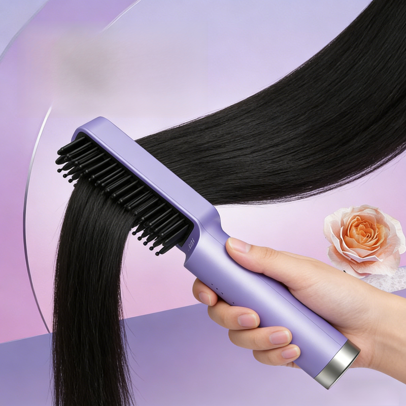 فرشاة تصفيف الشعر المنزلية بالأيونات السالبة لمنع الكهرباء الساكنة بدون ضرر للشعر