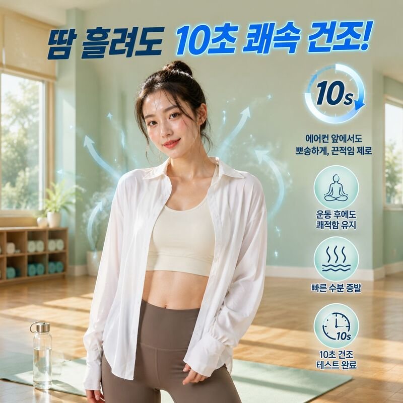 여성 UPF50+ 자외선 차단 얇은 긴팔 가디건