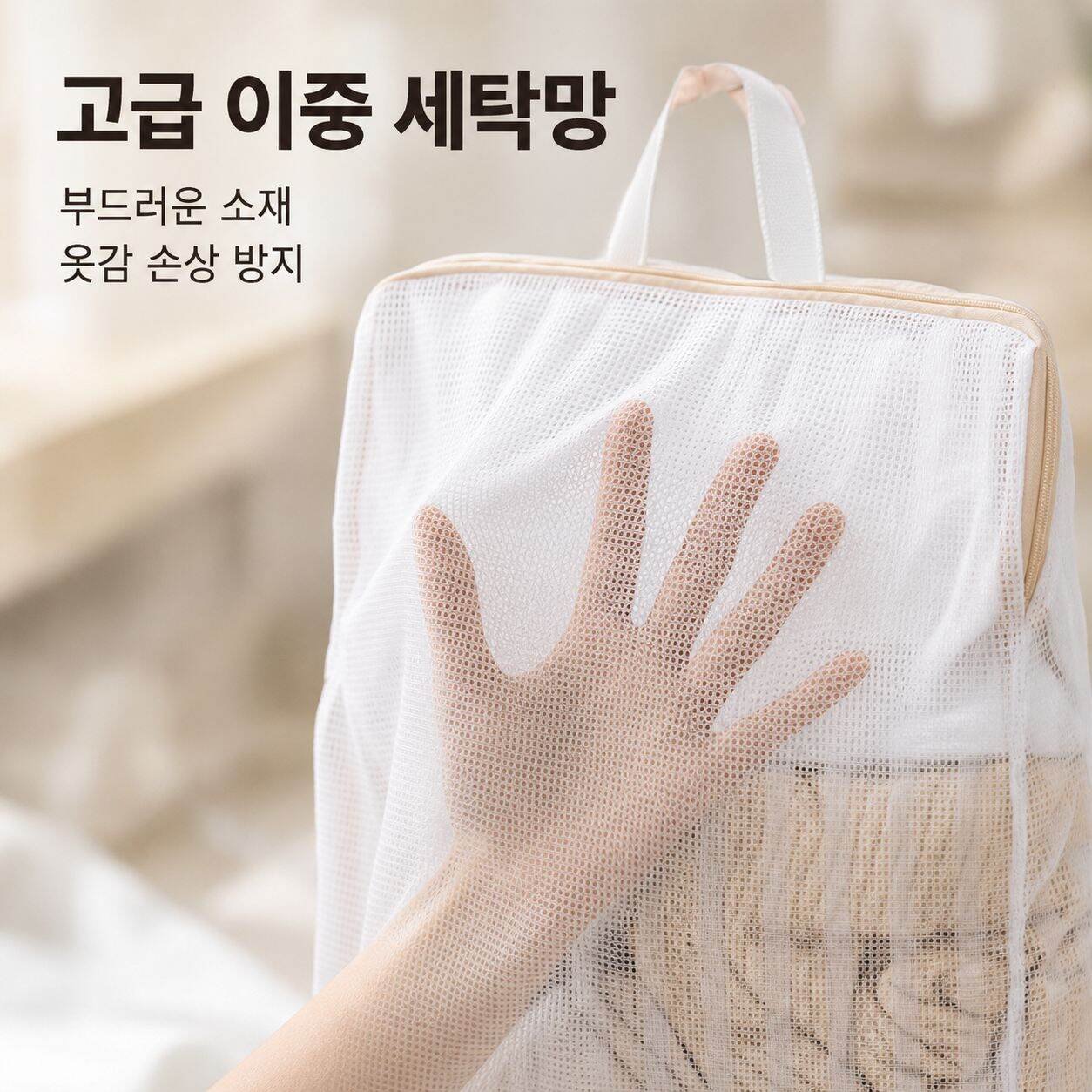세탁주머니 변형방지망 주머니 속옷봉투 브라빨래주머니 가정용 변형방지망 주머니 보호 세탁주머니