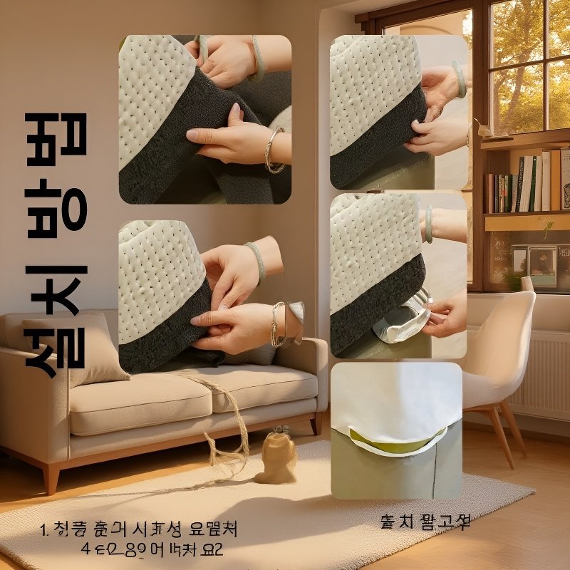 무바늘 투명 침대 시트 고정기 