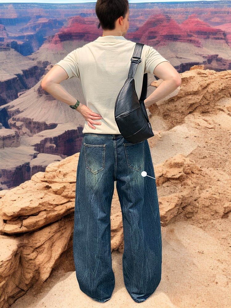 아메리칸 빈티지 와이드 데님 팬츠