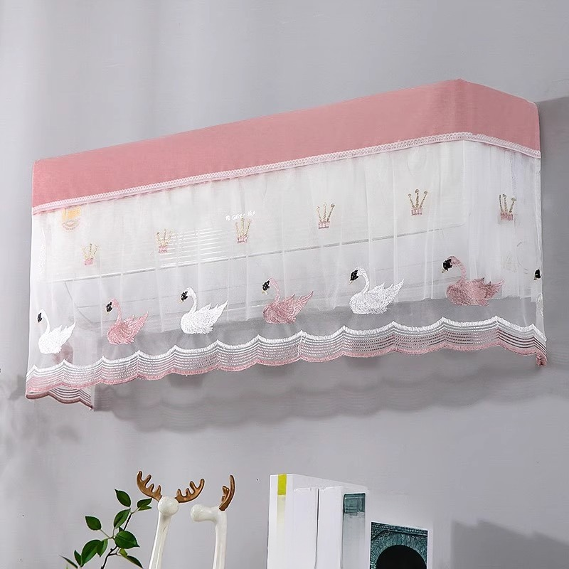 Funda de aire acondicionado con encaje, protección contra el aire directo