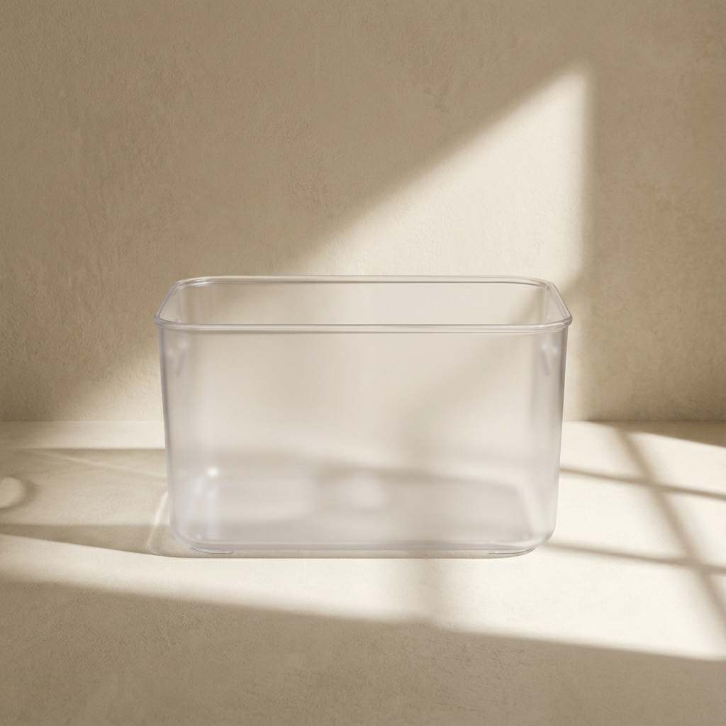 กล่องพลาสติกสำหรับจัดระเบียบตู้เย็น