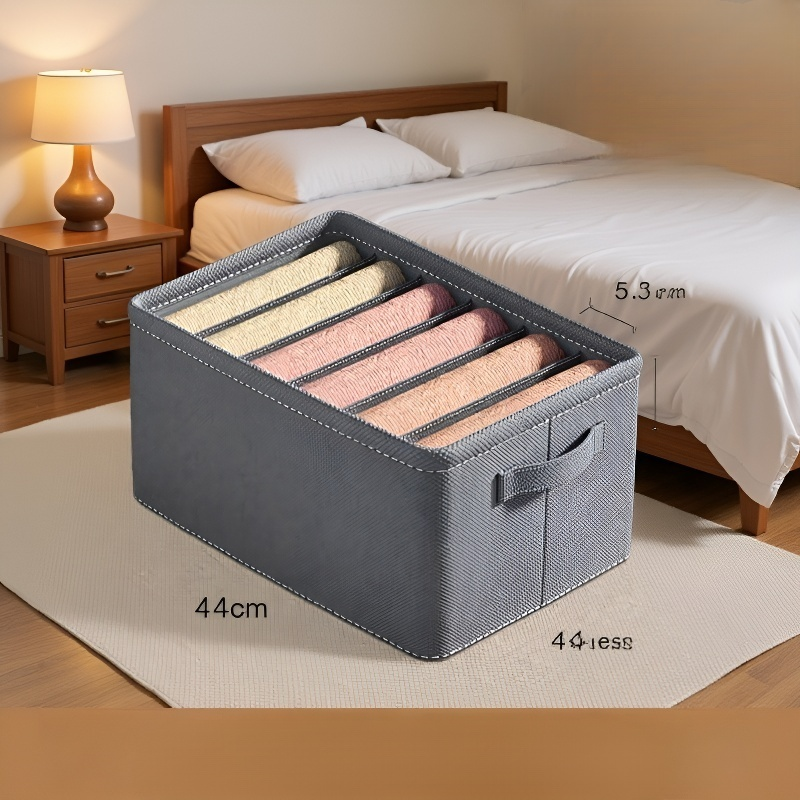 Extra-Large Collapsible Storage Bin for Closet and Bedroom Organization