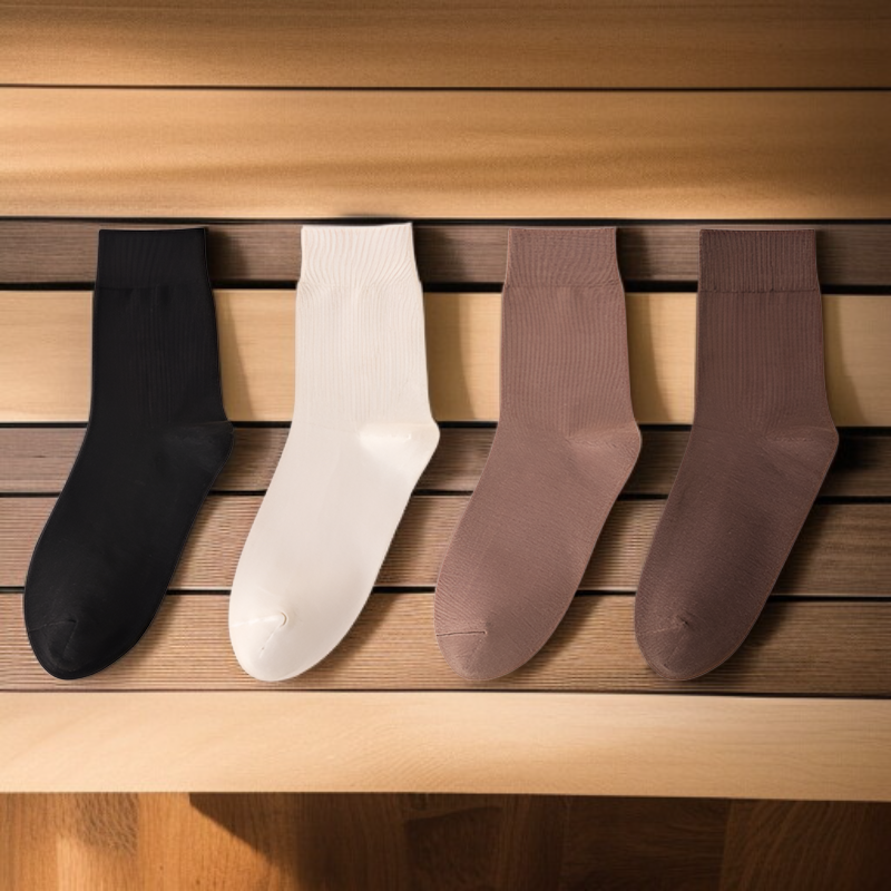 Męskie długie skarpetki biznesowe