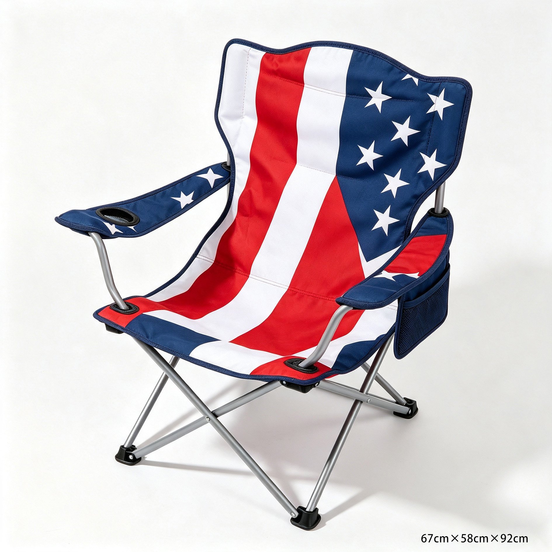 Durable outdoor chair with foldable frame