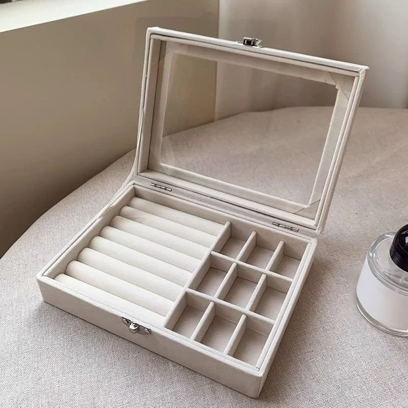 Exquisite high-end storage box, earring and accessory box