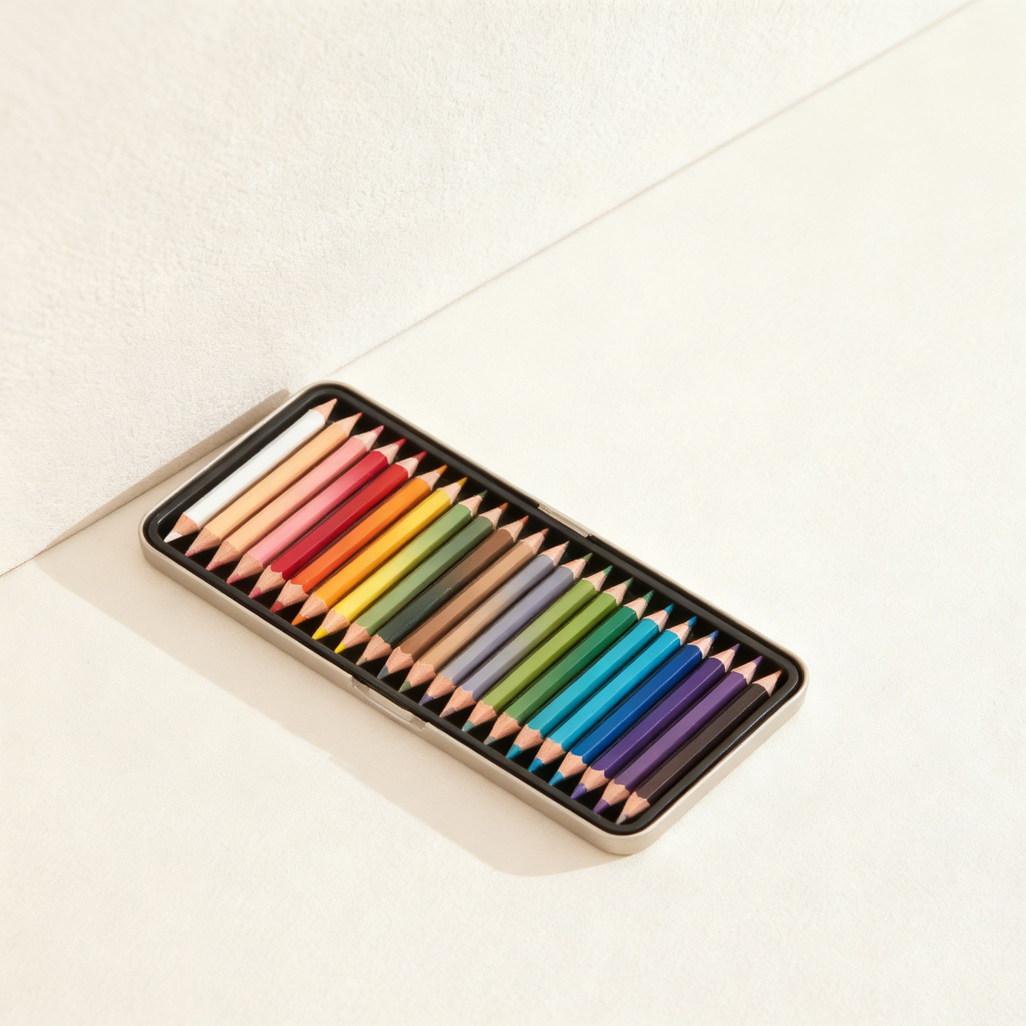 ดินสอสีสองด้านสำหรับวาดภาพ