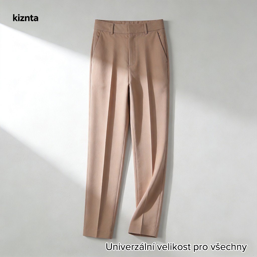 Ležérní kalhoty s elastickým pasem