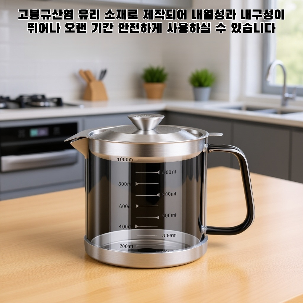 고붕규산염 유리 오일병