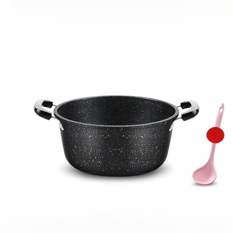 Wheat rice stone soup pot for household use, non stick pot