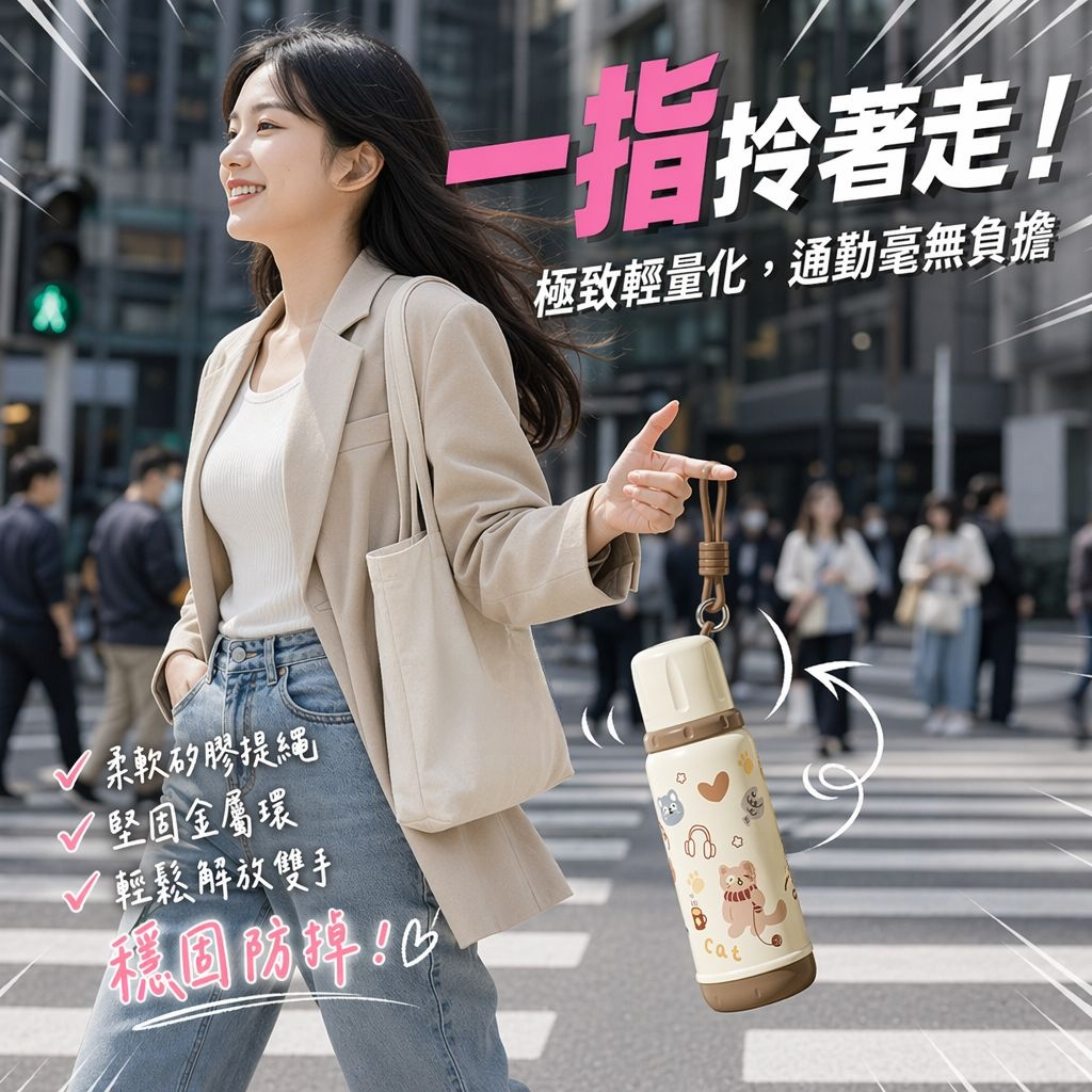 大容量保溫吸管杯 旅行專用高品質保溫杯