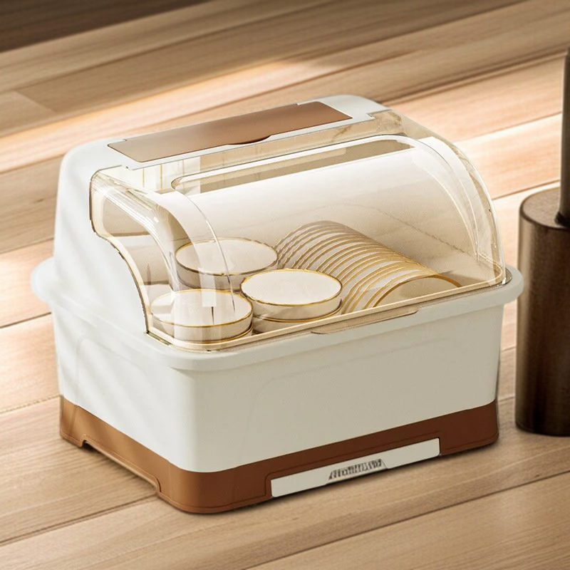 가정용 장식물 상자 그릇 수납함 주방 그릇 수납장 그릇 물빠짐 그릇 가정용 테이프 커버 수납함