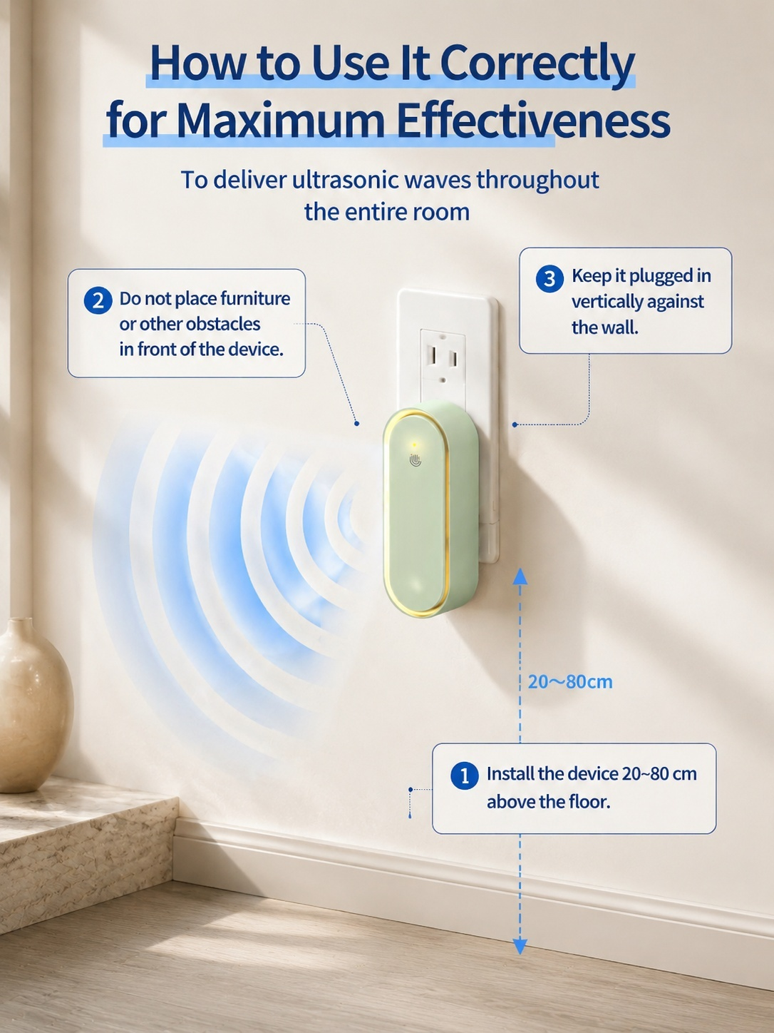Eco-friendly mouse and mosquito repellent in action
