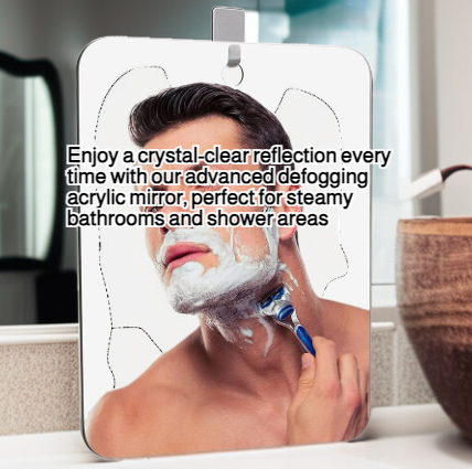 Defogging Acrylic Mirror Mirror Cosmetic Acrylic Shaving Shaving Cosmetic
