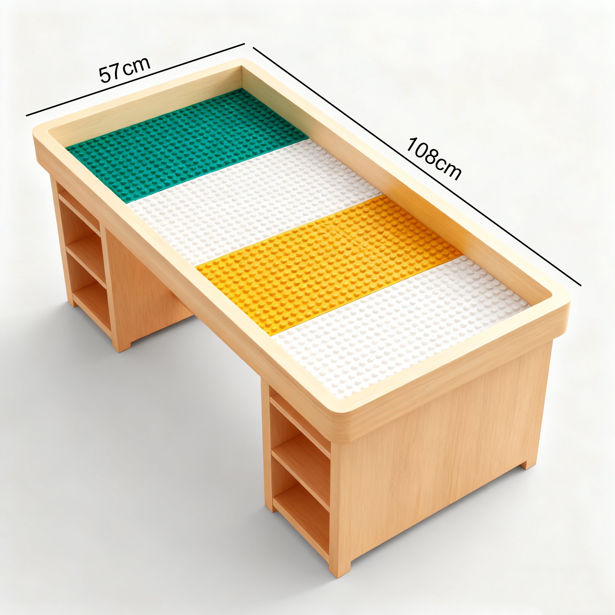 โต๊ะประกอบบล็อกสำหรับเสริมพัฒนาการเด็ก