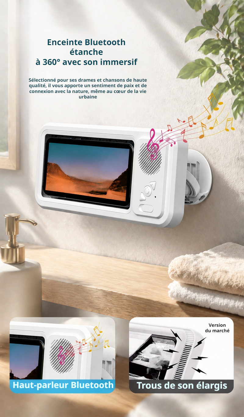 Regarder des séries sous la douche avec un étui waterproof