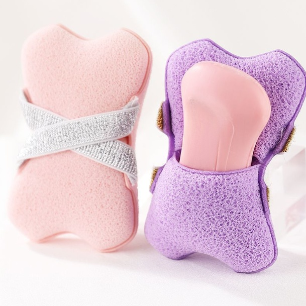 더블 리본 바디 솝 스펀지 