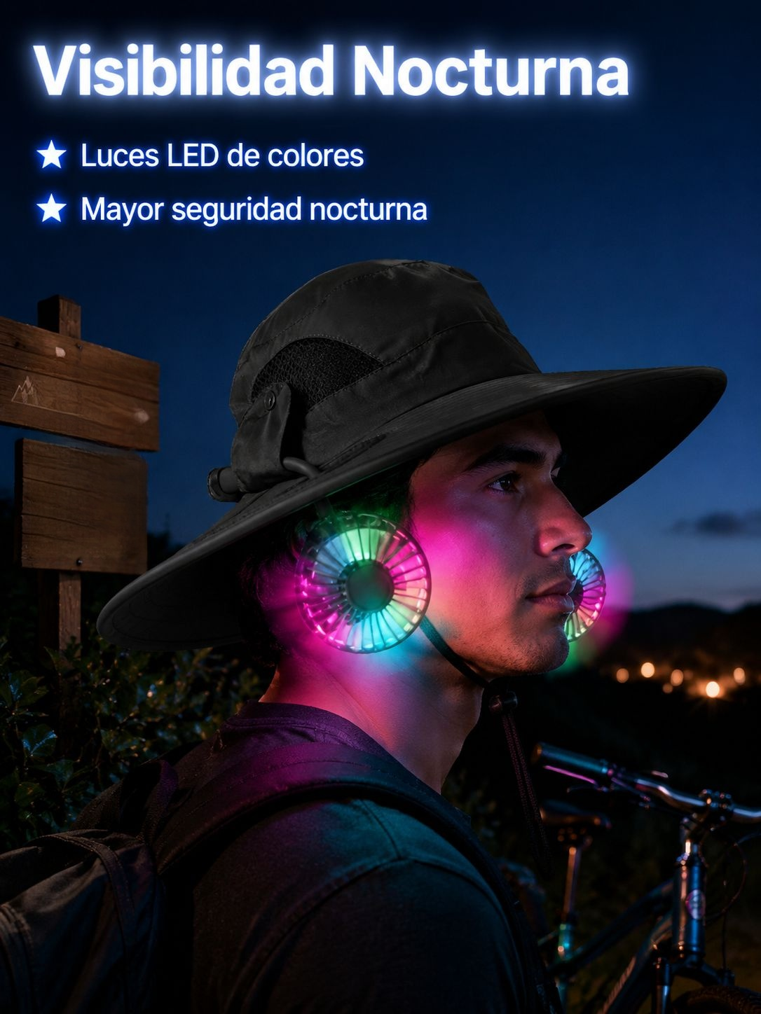 Sombrero de pescador de verano camuflajeado, protección solar y colores variados