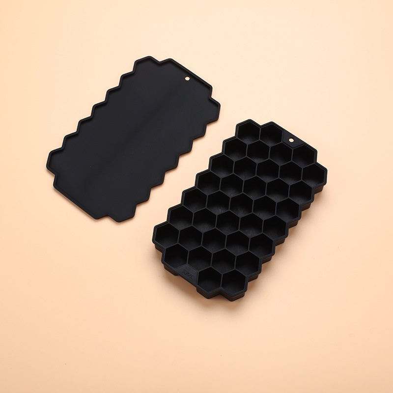 蜂窩矽膠製冰盒37格冰塊模具
