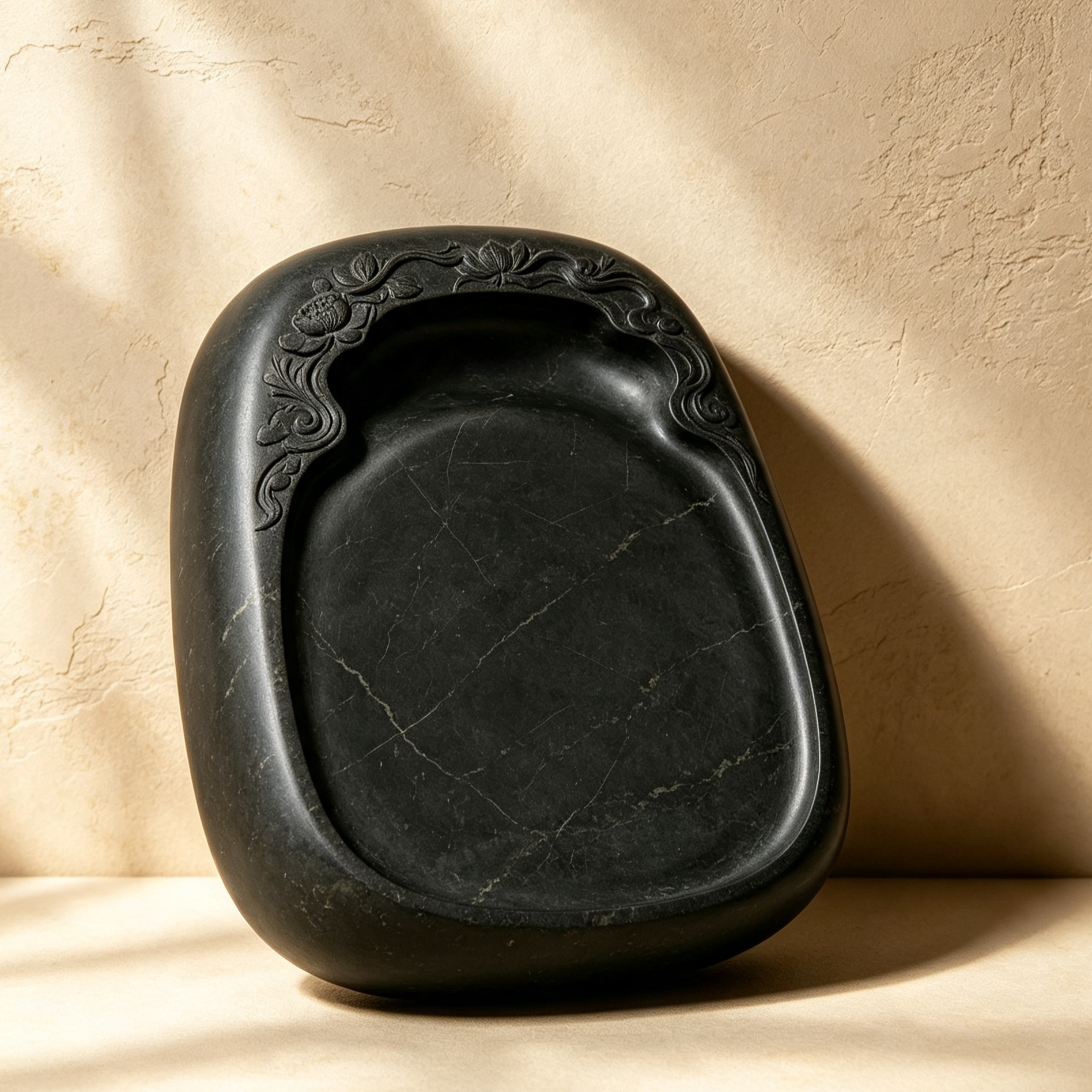 Five carved ornaments of Shexian inkstones.
