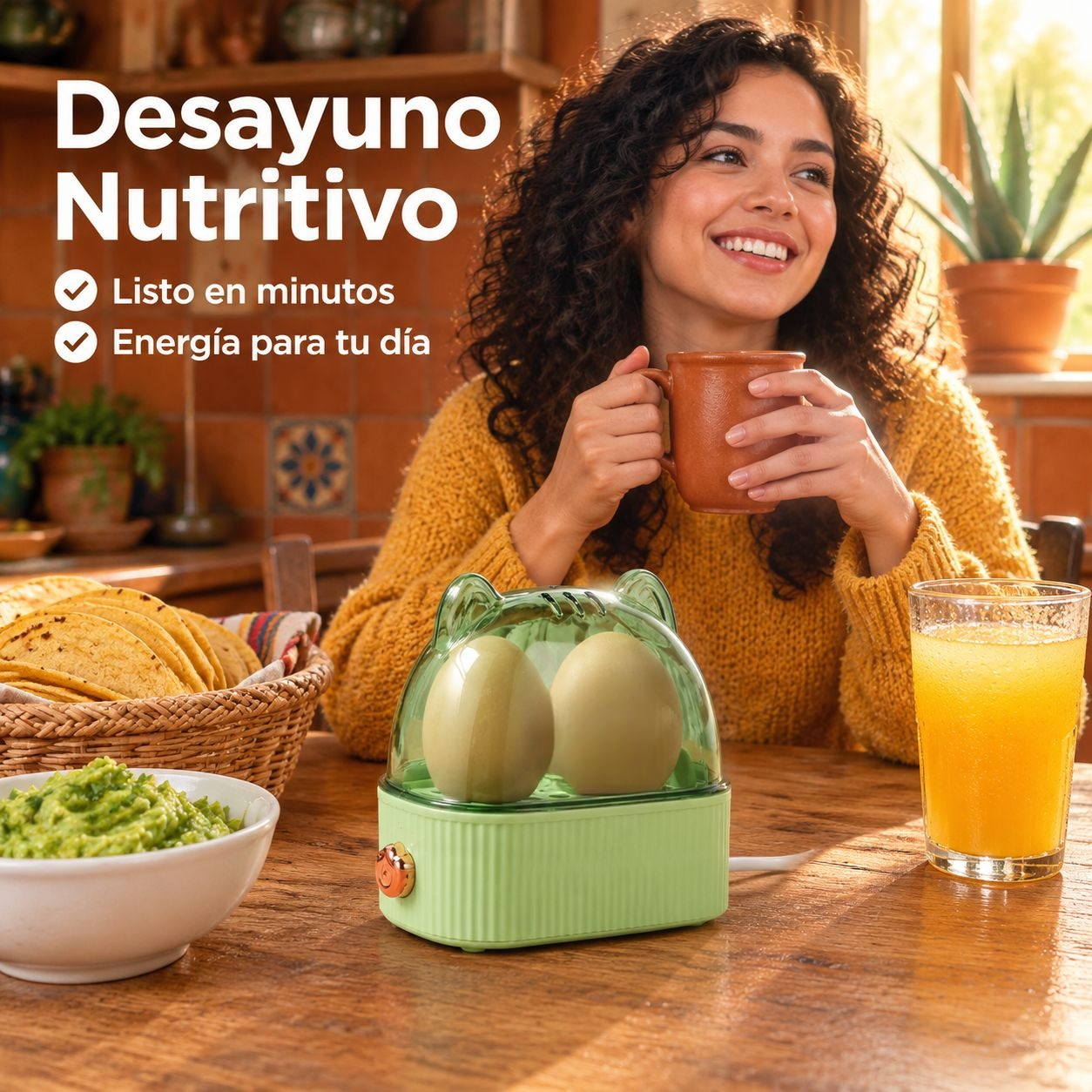 Regalo creativo: mini vaporizador de huevos con temporizador