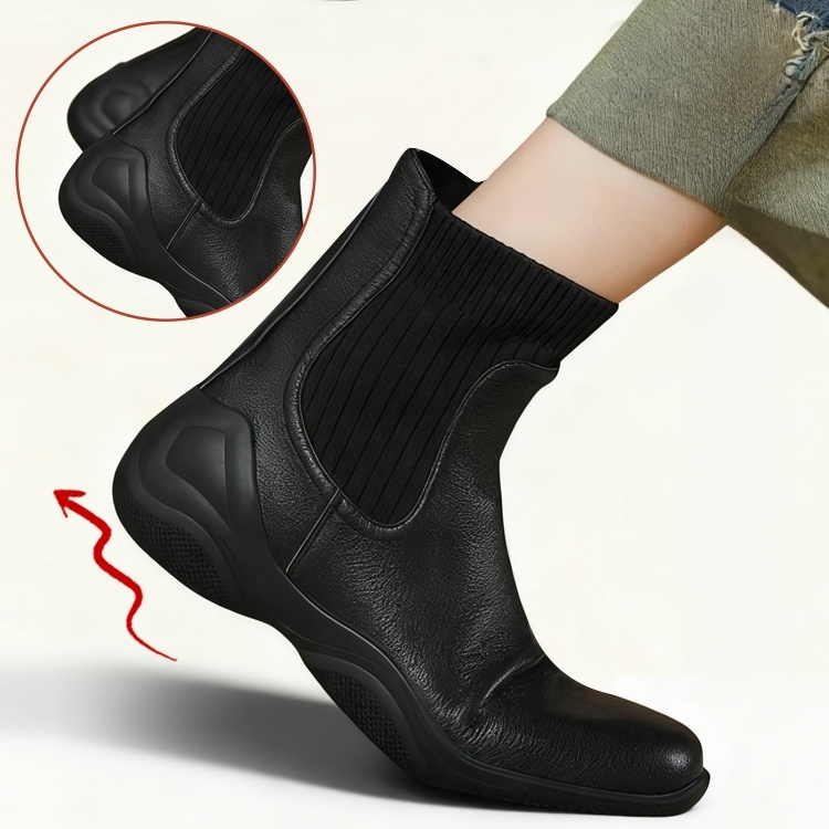 가을 겨울 엘라스토머 양말 부츠