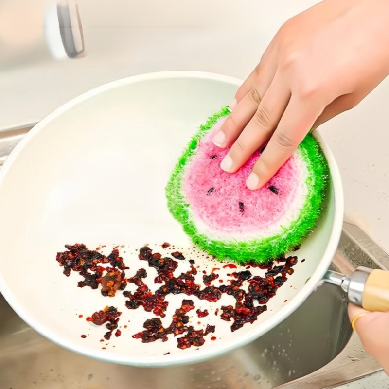 西瓜洗碗刷