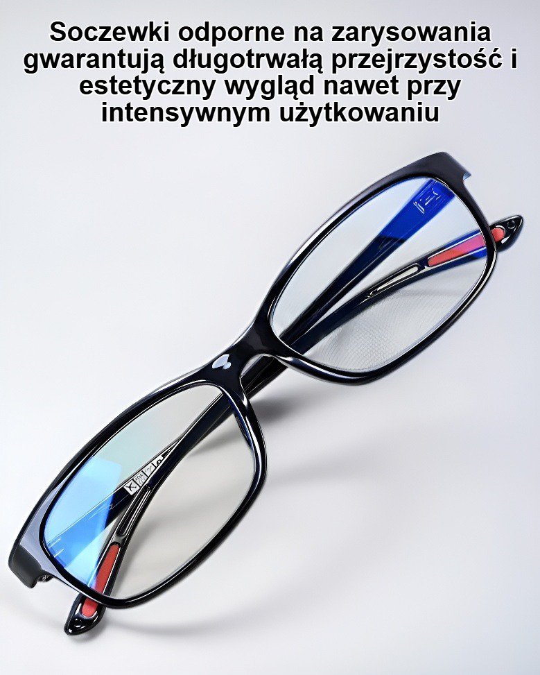 Okulary do czytania z filtrem światła niebieskiego na białym tle