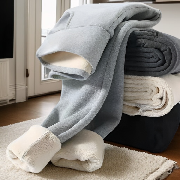 冬に最適なカシミヤ素材パンツのコーディネート例