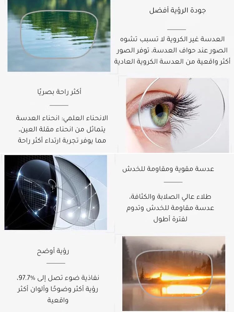 نظارة قراءة محمولة ألمانية بستايل عصري تجاري 