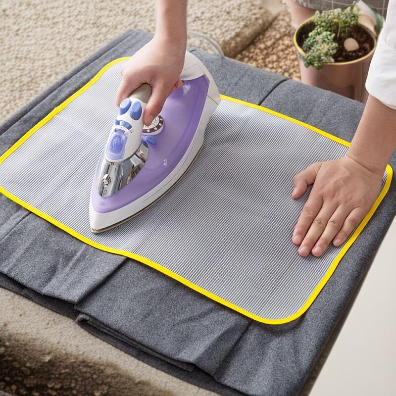 Protective insulation ironing board for garment safety