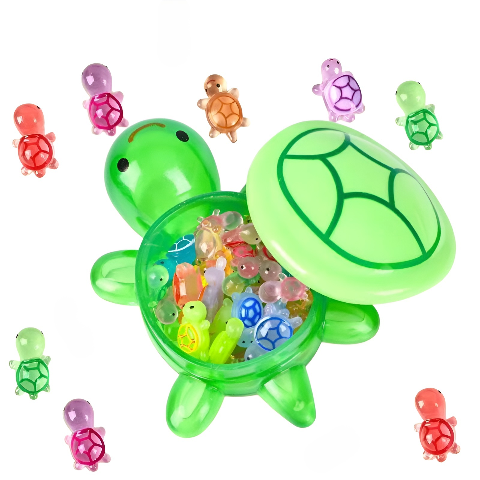 Large Turtle Model - Fun Desk Ornament, Stress Relief Toy