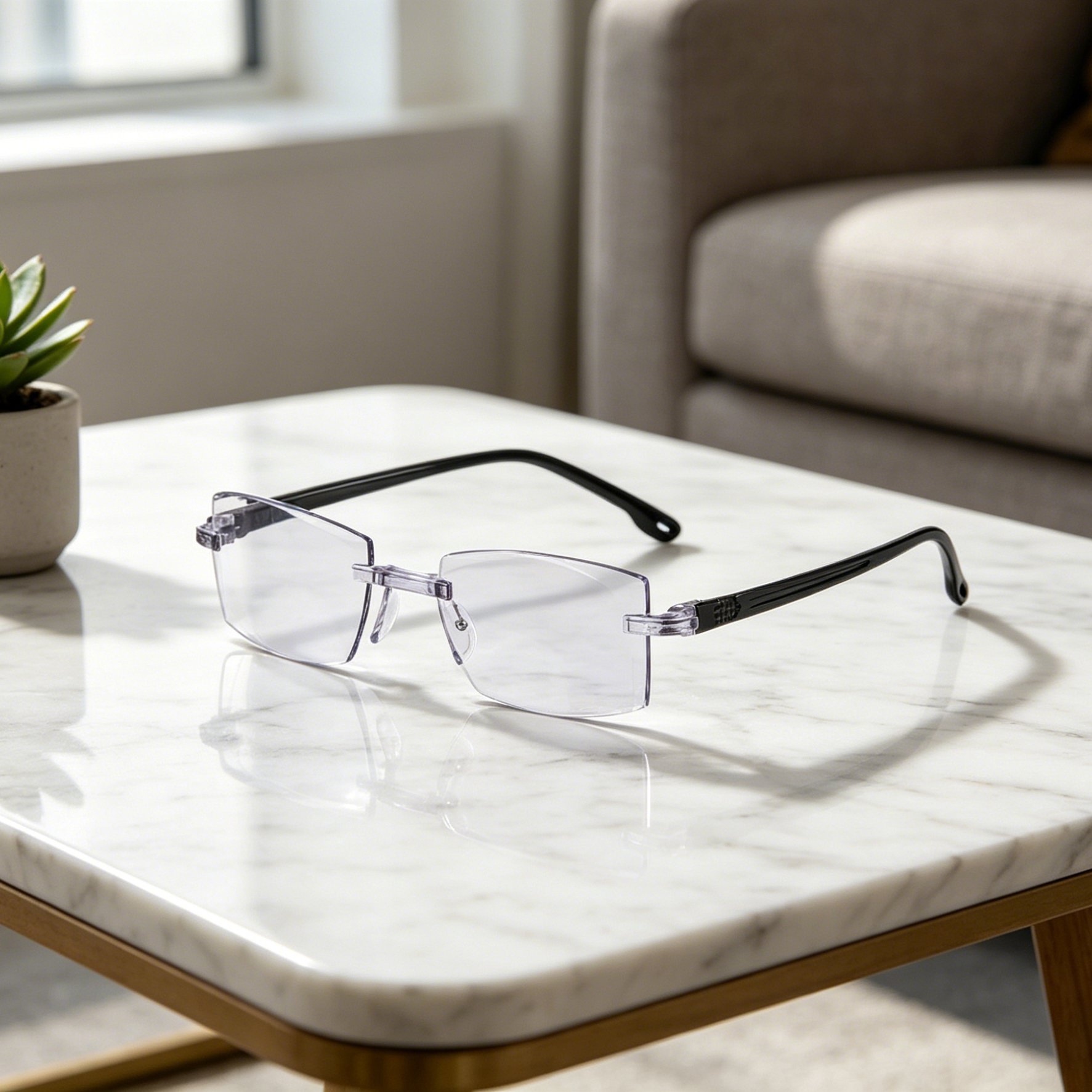 Gafas de presbicia con zoom inteligente anti luz azul