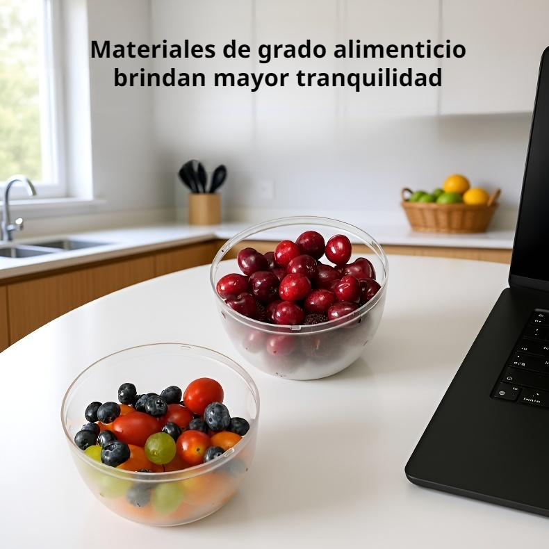 Escurridor manual de verduras y frutas