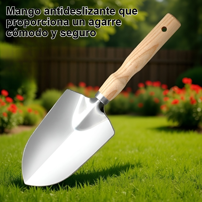 Herramienta ergonómica para aflojar la tierra en el jardín