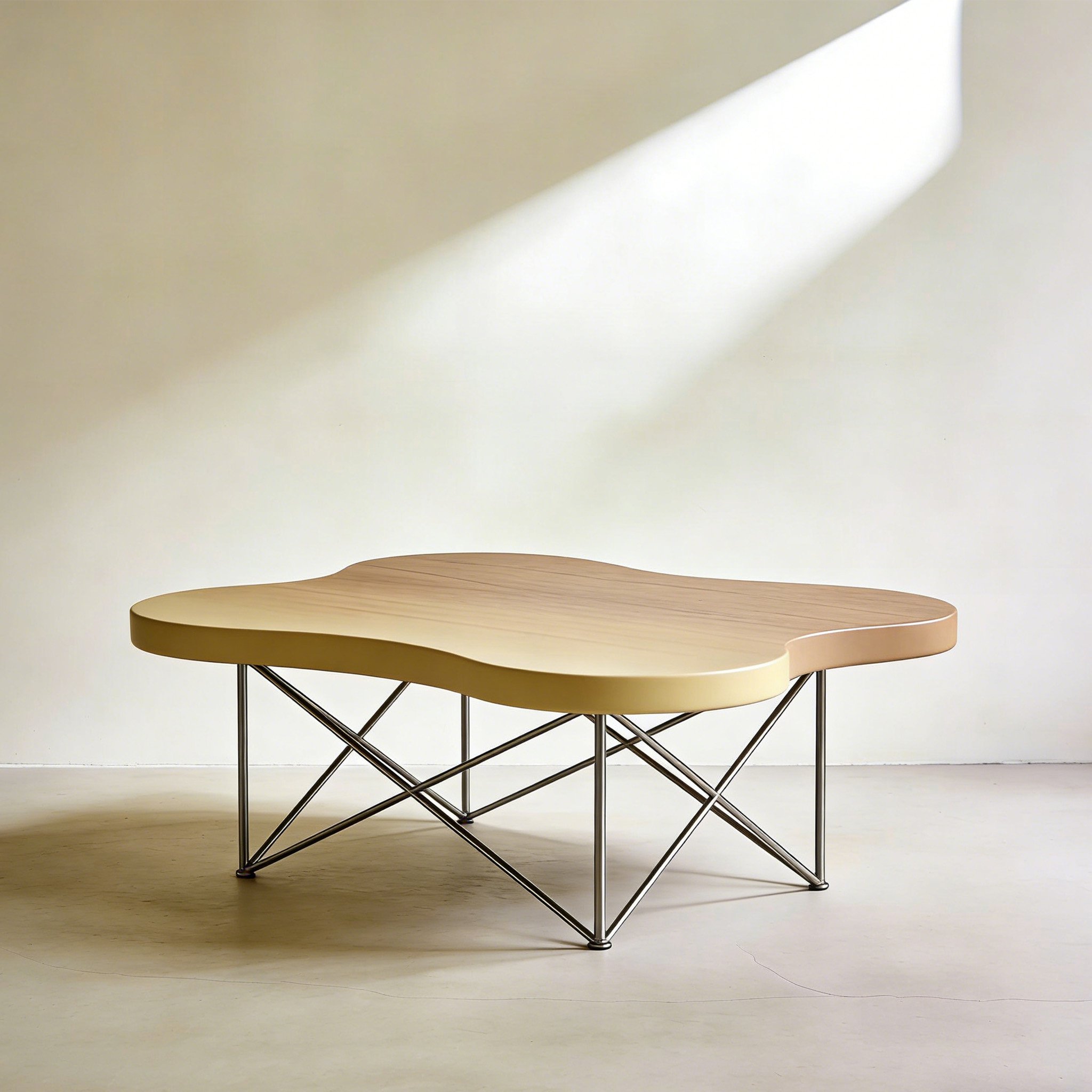 Mesa de centro moderna y sencilla