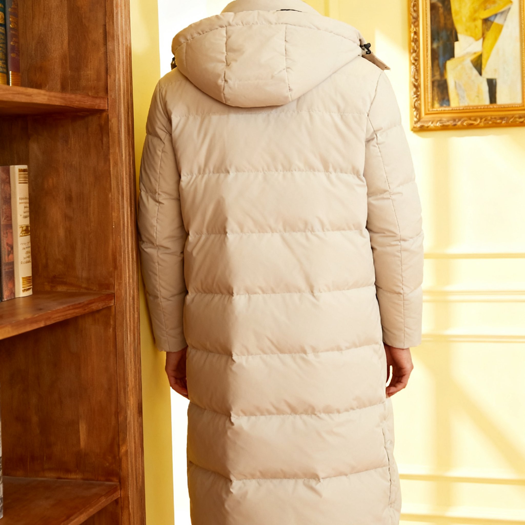 베이직 롱 다운 점퍼