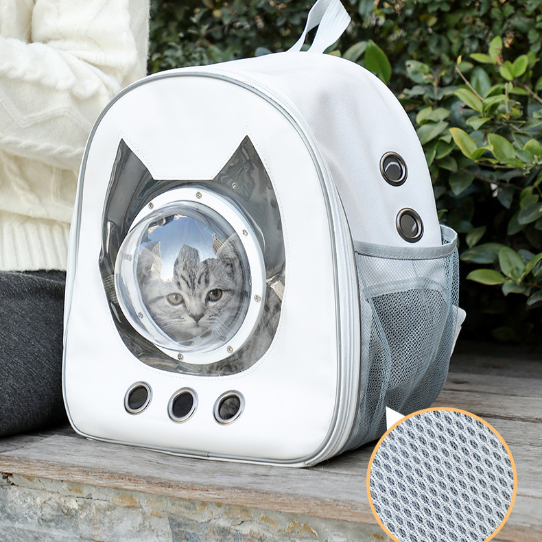 雙肩貓包透氣寵物包外出旅行便攜簡約百搭寵物背包