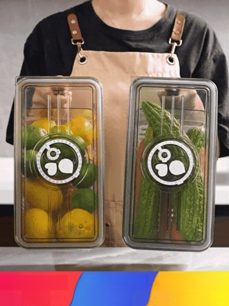 [เก็บสดง่าย] กล่องเก็บของสดในตู้เย็น พร้อมฝาปิด&nbsp; ปิดผนึก ความจุขนาดใหญ่&nbsp;