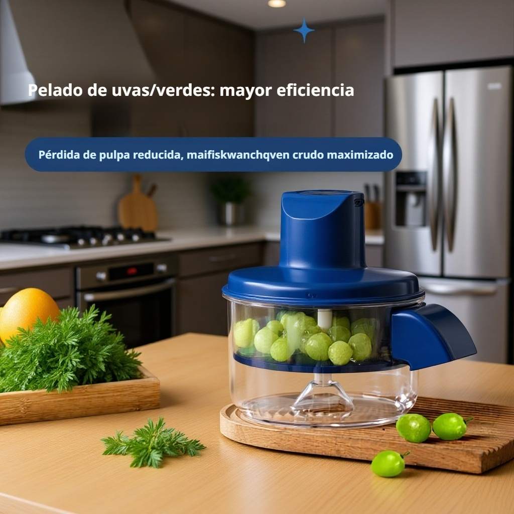 Máquina eléctrica peladora de uvas completamente automática para el hogar 