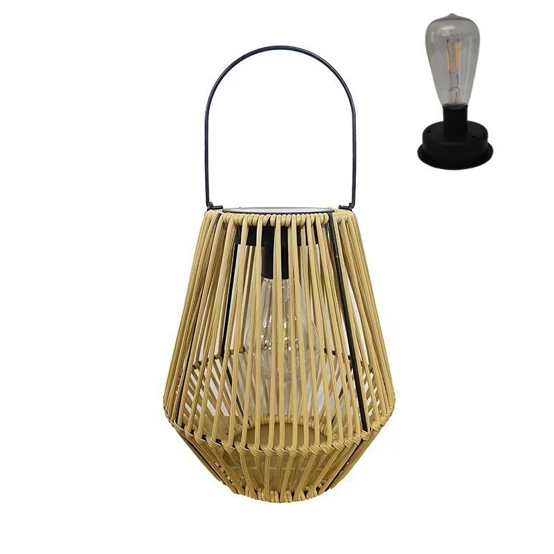 Handmade Rattan Garden Patio Decorative Light